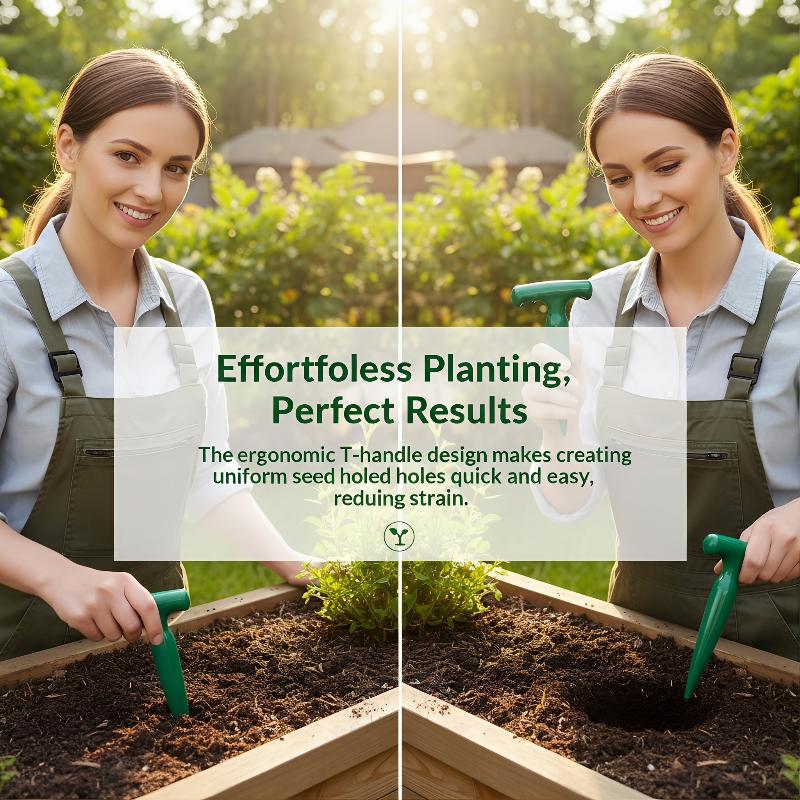 Gardening Tools For Digging - Perforatore da Giardino Portatile con Scala