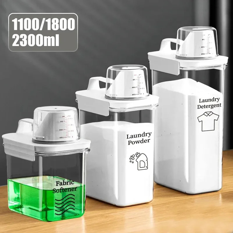 Fertilizer Dispenser - Contenitore Ricaricabile per Detersivo in Polvere,