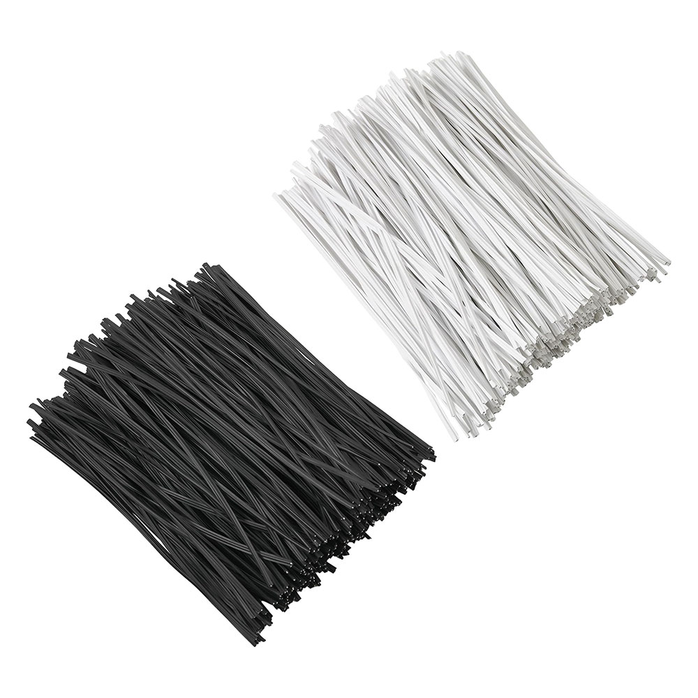 Garden Wire Twist Tie - 100 pz BK WH Oblato Filo