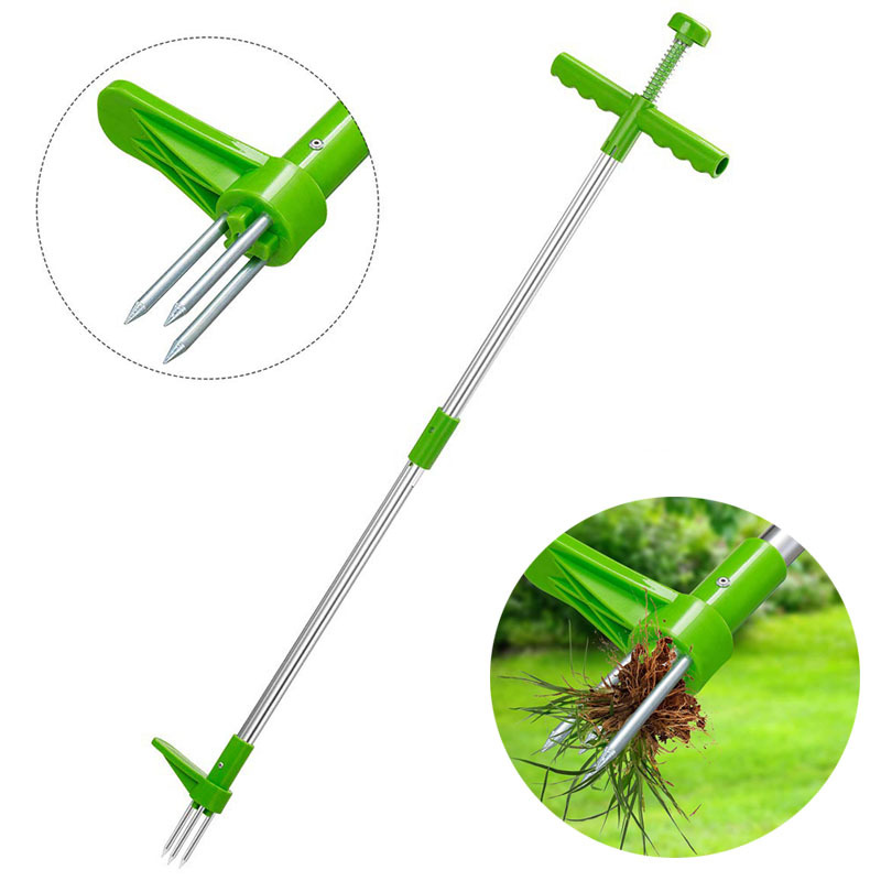 Gardening Tools Long - Estrattore di erbacce portatile con manico