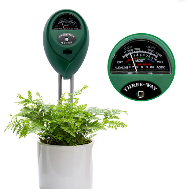 Moisture Meter Plant - Misuratore PH da giardino Luce solare