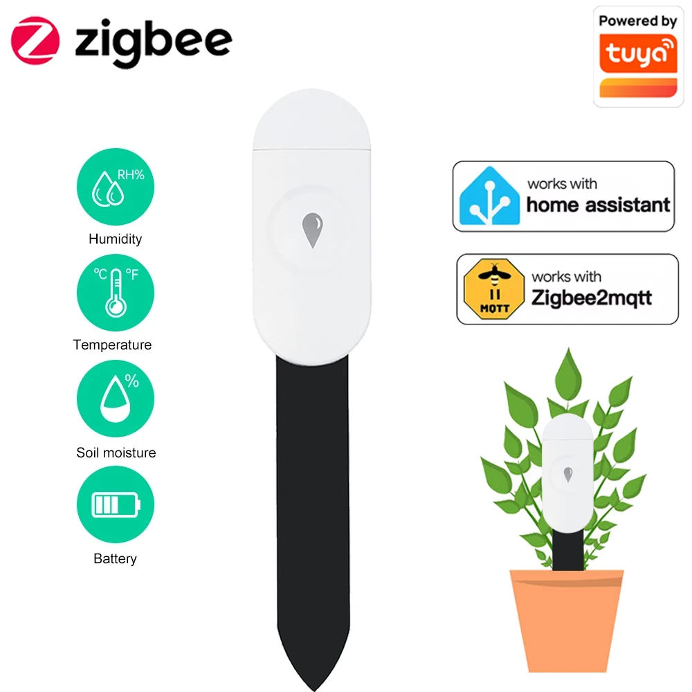 Moisture Meter Plant - Tuya Zigbee Rilevatore di umidità di