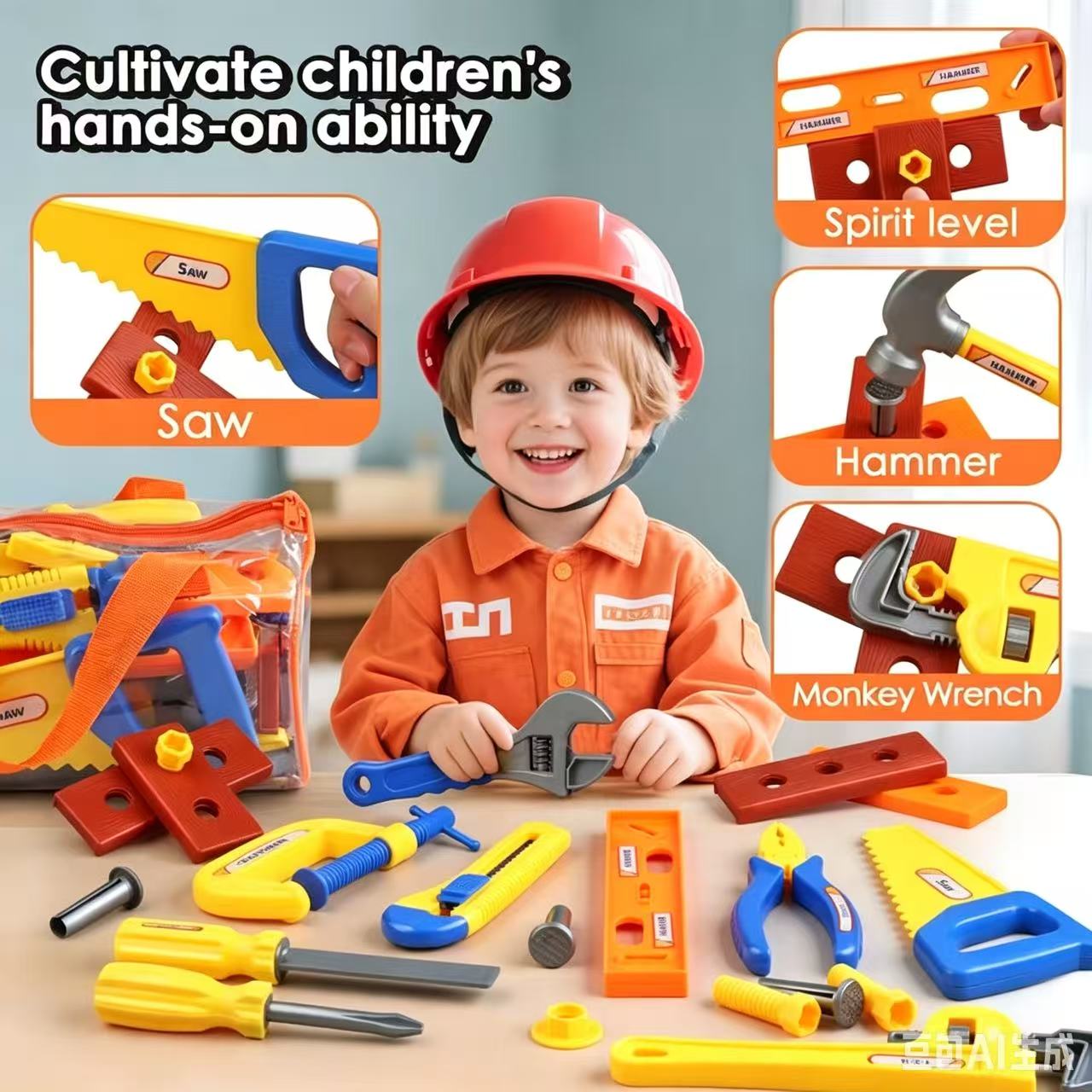 Gardening Tools Girls - Set di giocattoli da costruzione con