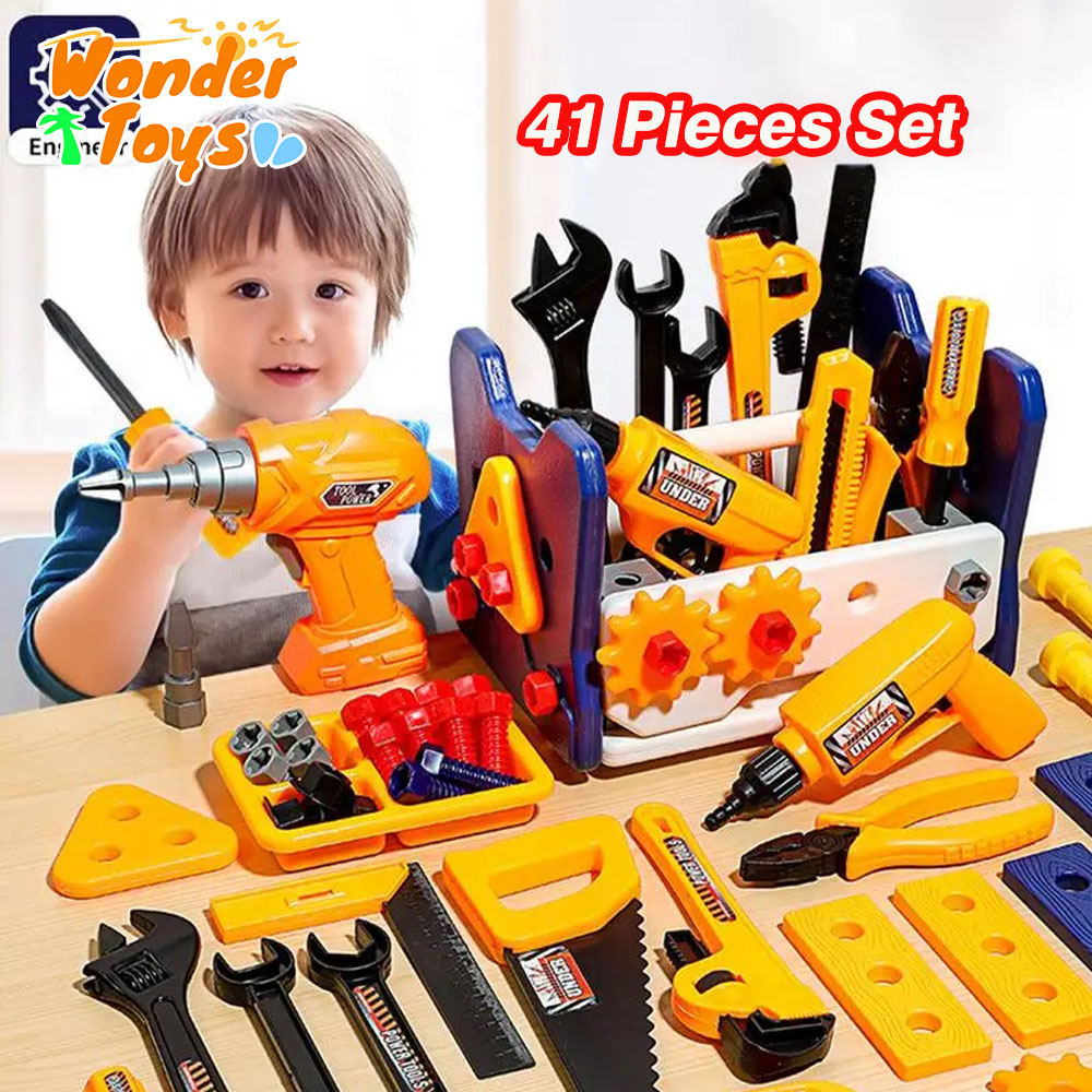 Gardening Tools Girls - Set da 41 pezzi con trapano