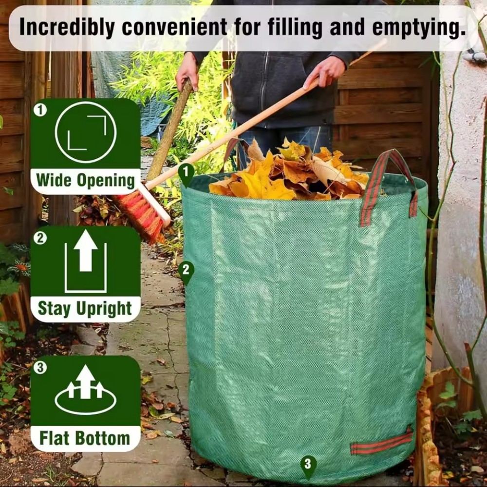 Gardening Tools Bag - Sacco da giardinaggio pieghevole e resistente
