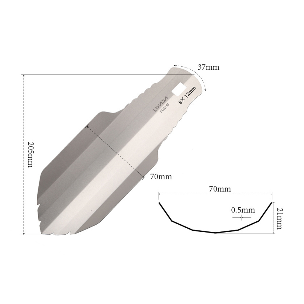 Lixada Pala da giardino in tit - Gardening Tools Trowel recensione e prezzo