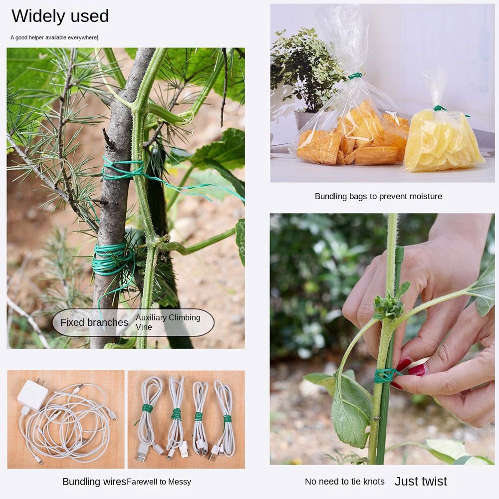 20/50/100m Fascette per cavi d - Garden Wire Twist Tie recensione e prezzo