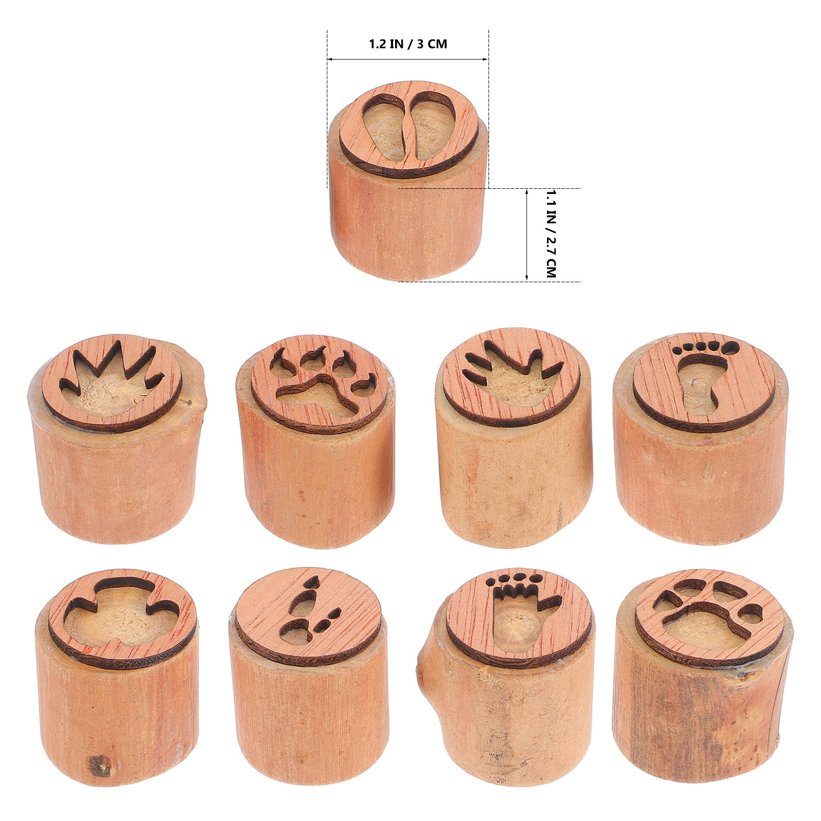 9 timbri in legno a forma di i - Gardening Tools Diy recensione e prezzo
