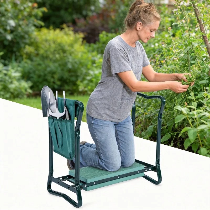 Sgabello da Giardino Pieghevol - Gardening Tools Kit For Sale recensione e prezzo