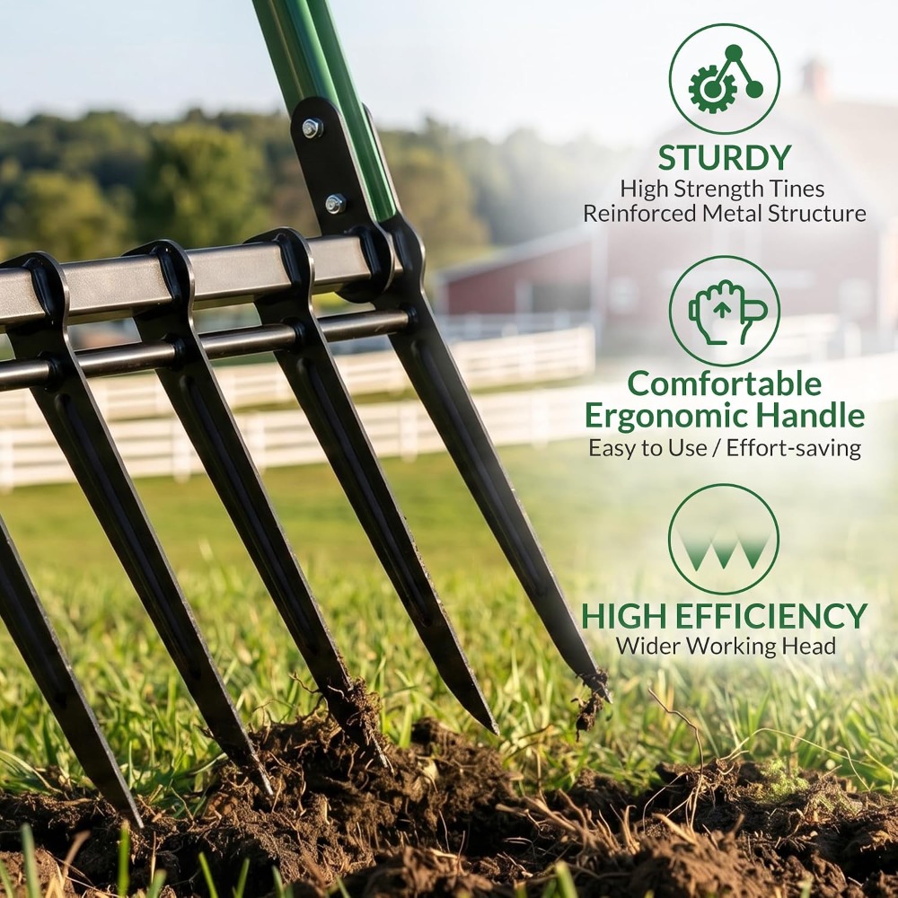 Forca da Giardino a 5 Denti Ro - Gardening Tools For Digging recensione e prezzo