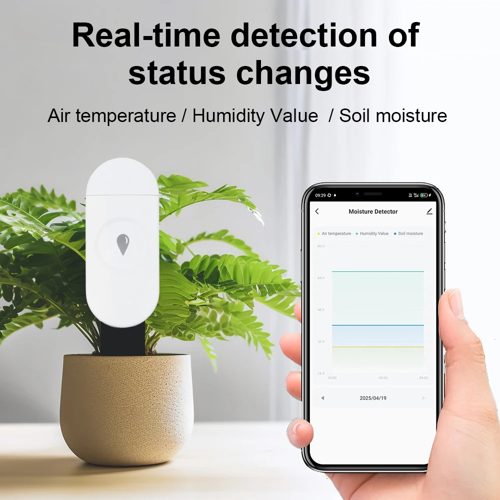 Tuya Zigbee Rilevatore di umid - Moisture Meter Plant recensione e prezzo