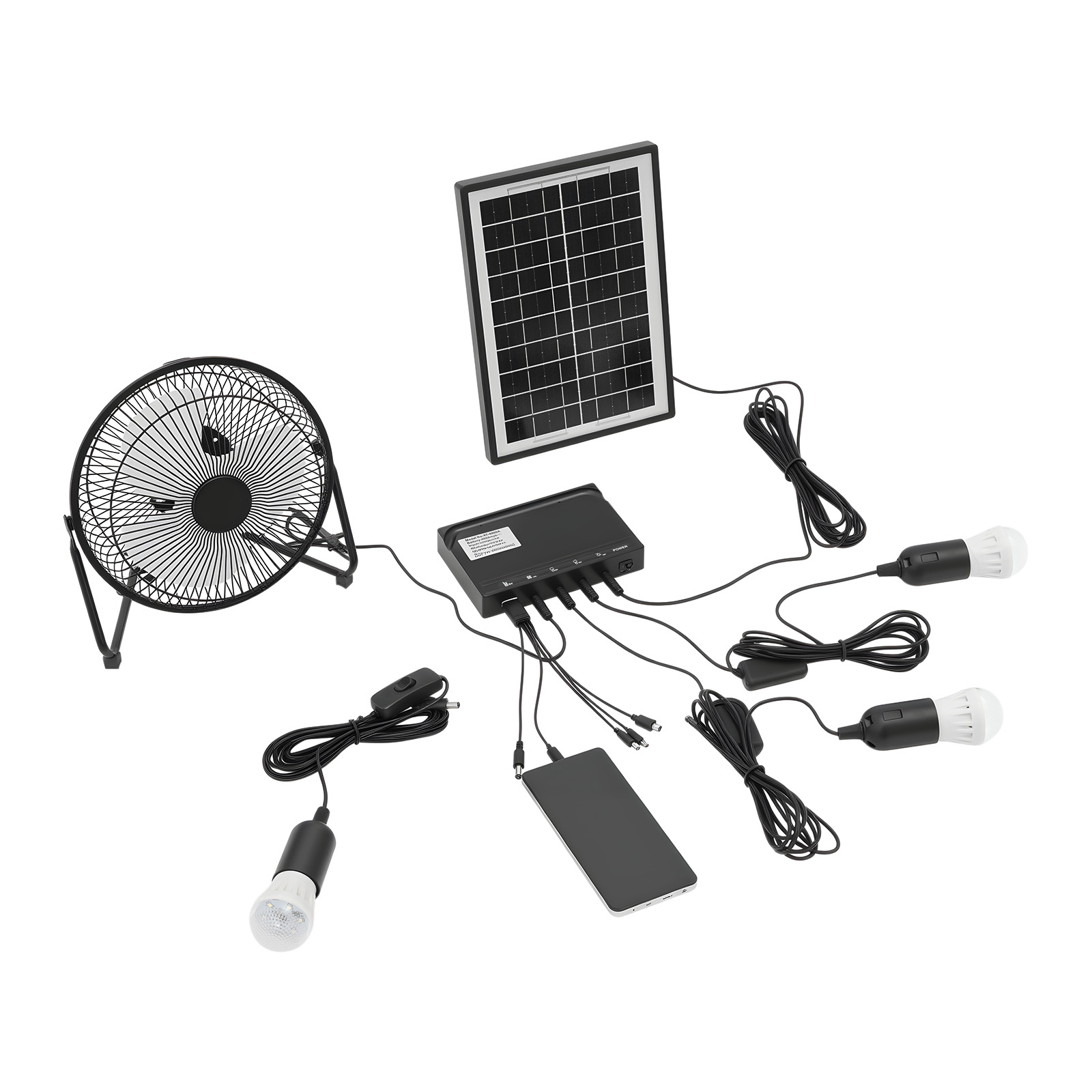 Kit ventilatore e lampada sola - Gardening Tools Bundle recensione e prezzo