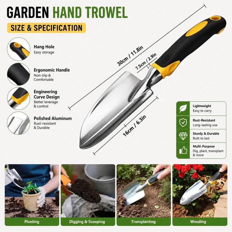 Paletta da Giardino in Acciaio - Gardening Tools Trowel recensione e prezzo