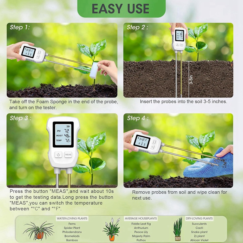 Misuratore di Umidità del Suol - Moisture Meter Plant recensione e prezzo