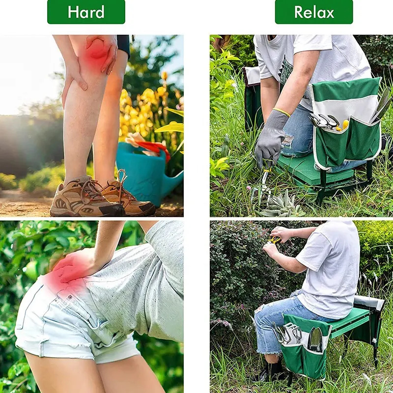 Sgabello da Giardino Pieghevol - Gardening Tools Kit For Sale recensione e prezzo